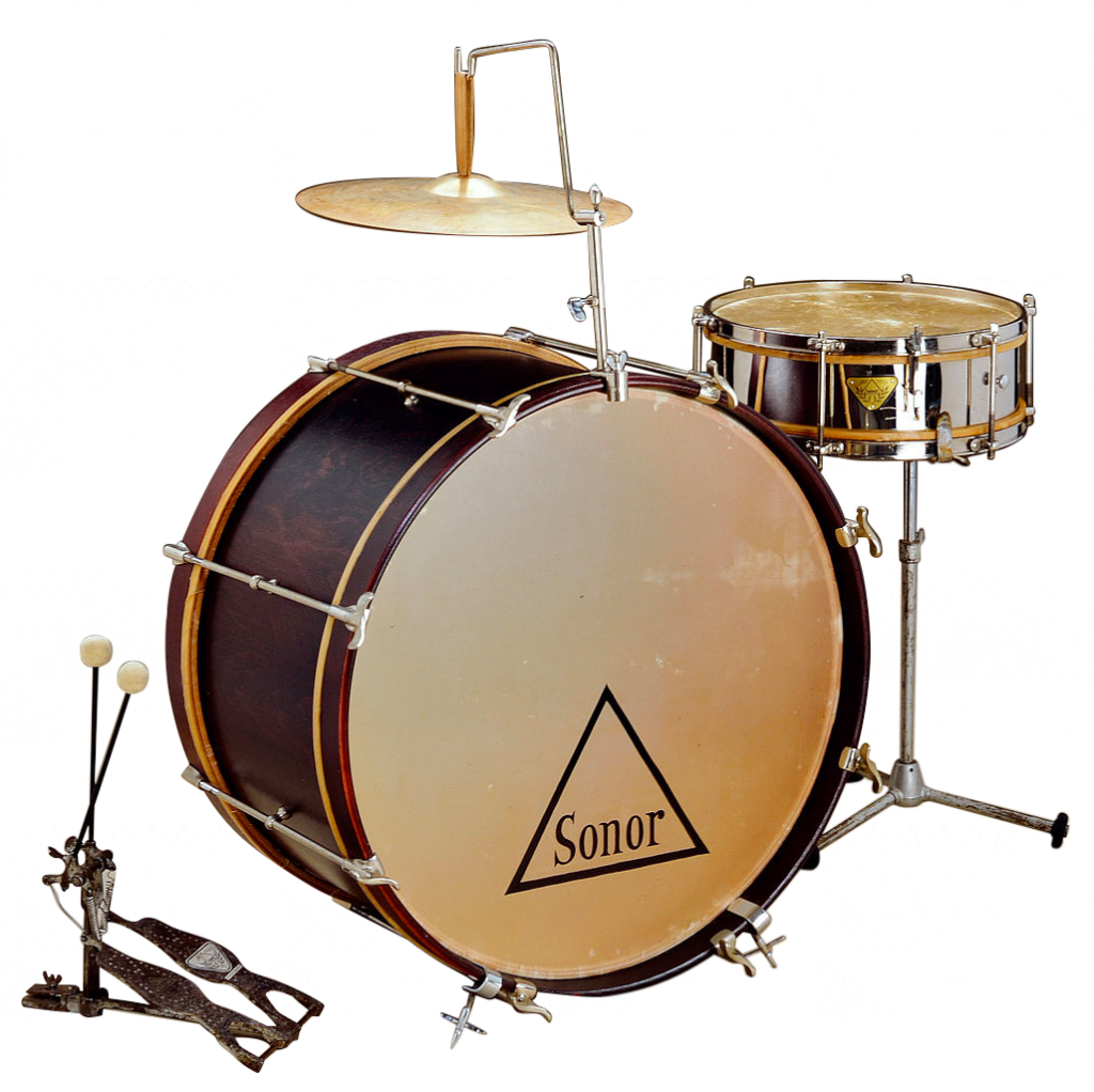 Frühes Schlagzeug der Marke Sonor