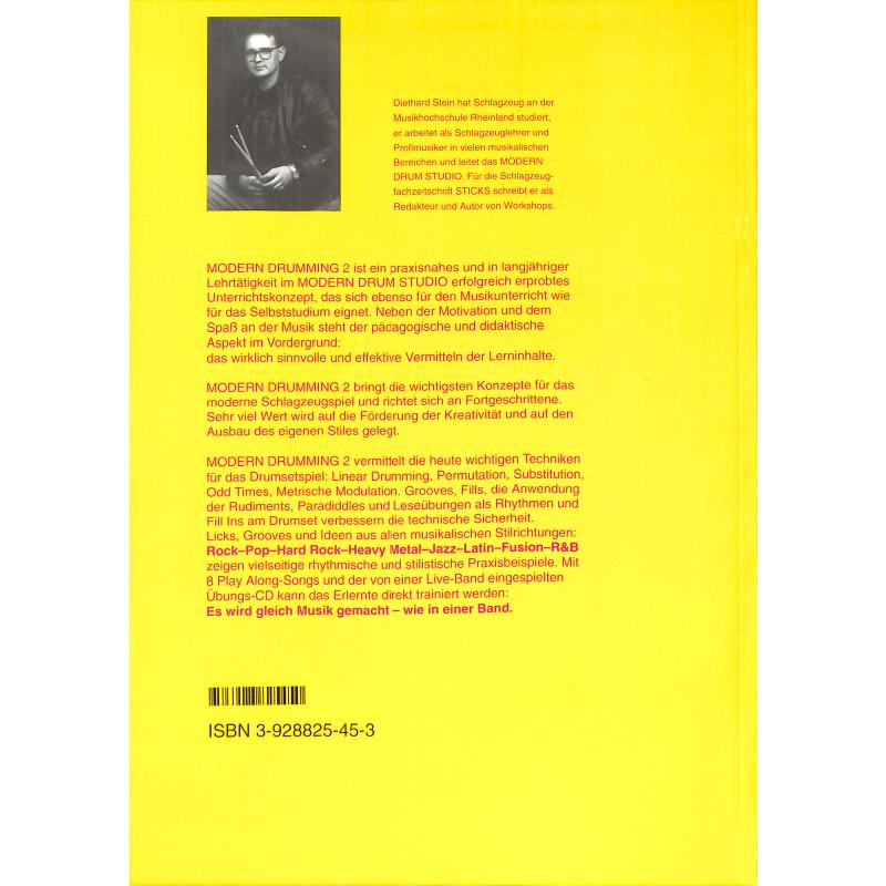 Modern Drumming 3 Backcover
