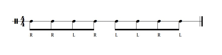 Reverse Paradiddle 